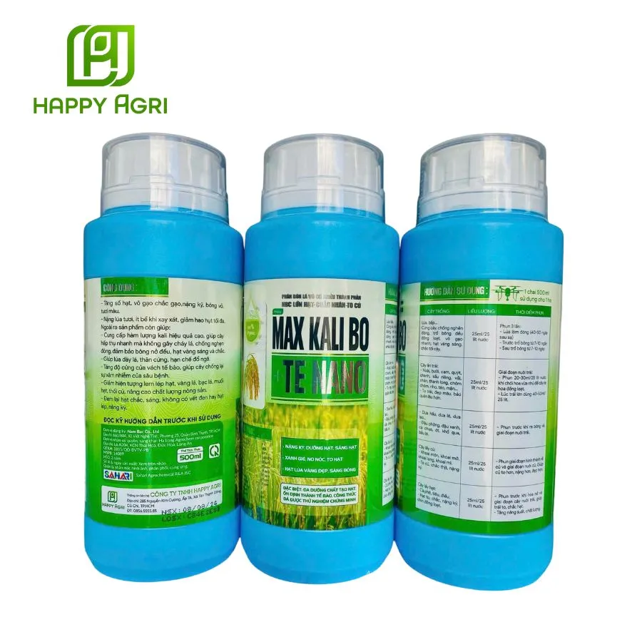 PHÂN BÓN LÁ VÔ CƠ NHIỀU THÀNH PHẦN NBC LỚN HẠT-CHẮC CHẮN-TO CỦ HIỆU MAX KALI BO +TE NANO
