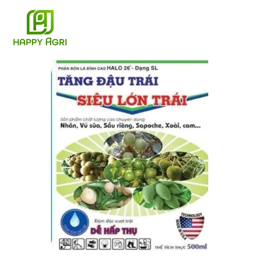 Phân bón lá tăng đậu trái, siêu lớn trái