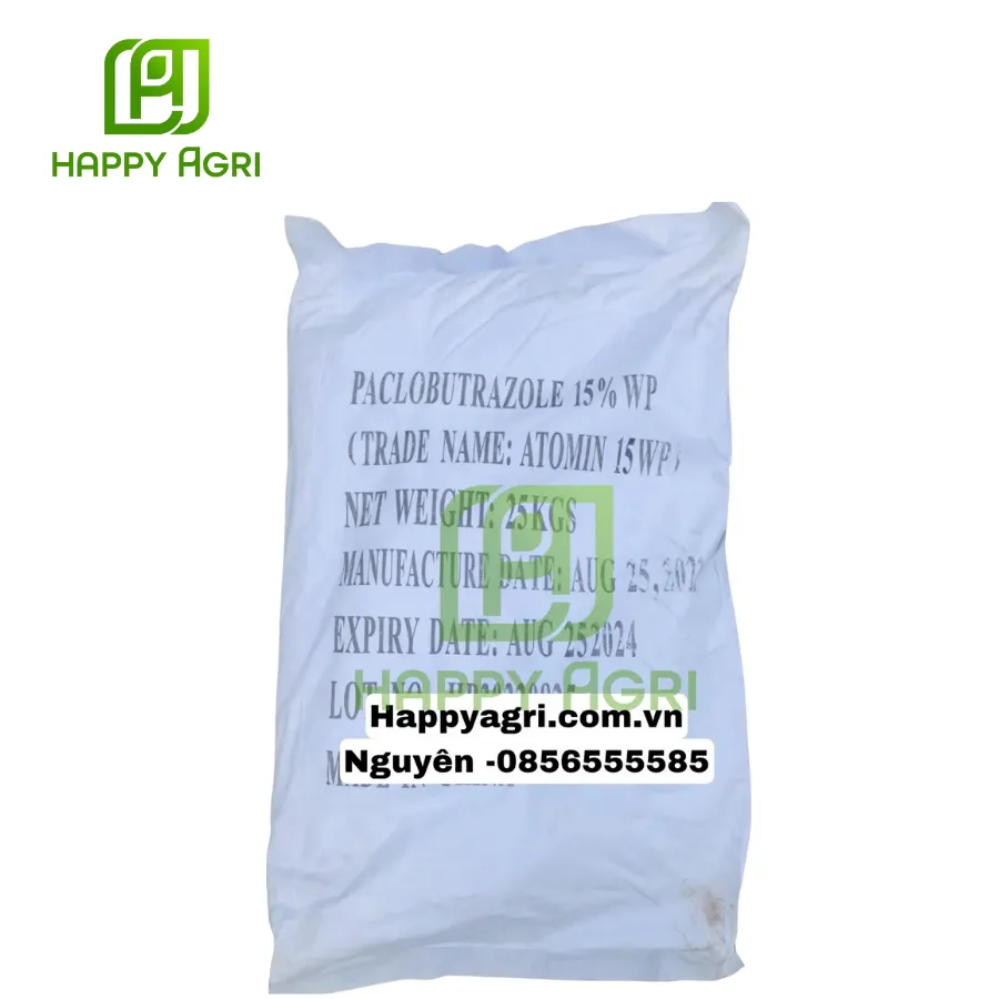 Phân Bón PACLOBUTRAZOLE 15 WP 25KG