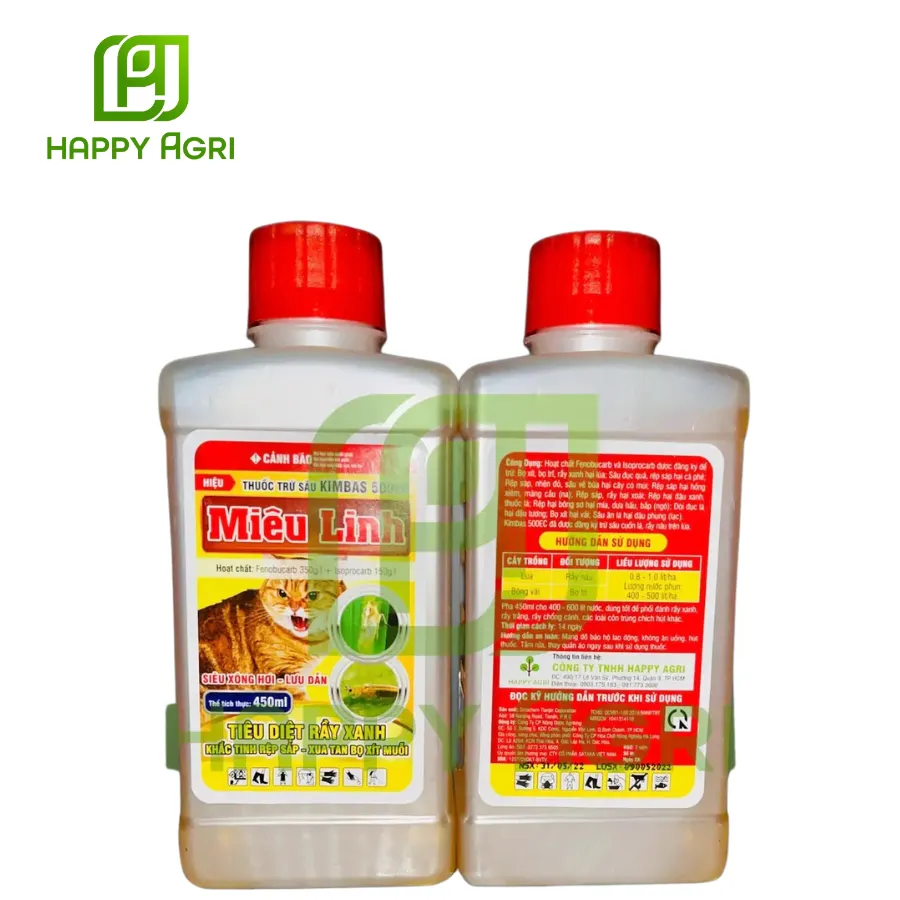 Thuốc Trừ Sâu KIMBAS 500EC Nhãn Hiệu Miêu Linh 450ML