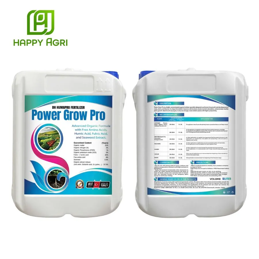 PHÂN BÓN HỮU CƠ DH HUMAPRO POWER GROW PRO 5Lít
