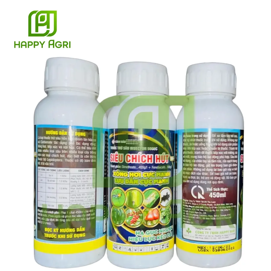 Thuốc Trừ Sâu BISECTOR 500EC Nhãn Hiệu Siêu Chích Hút 450ML