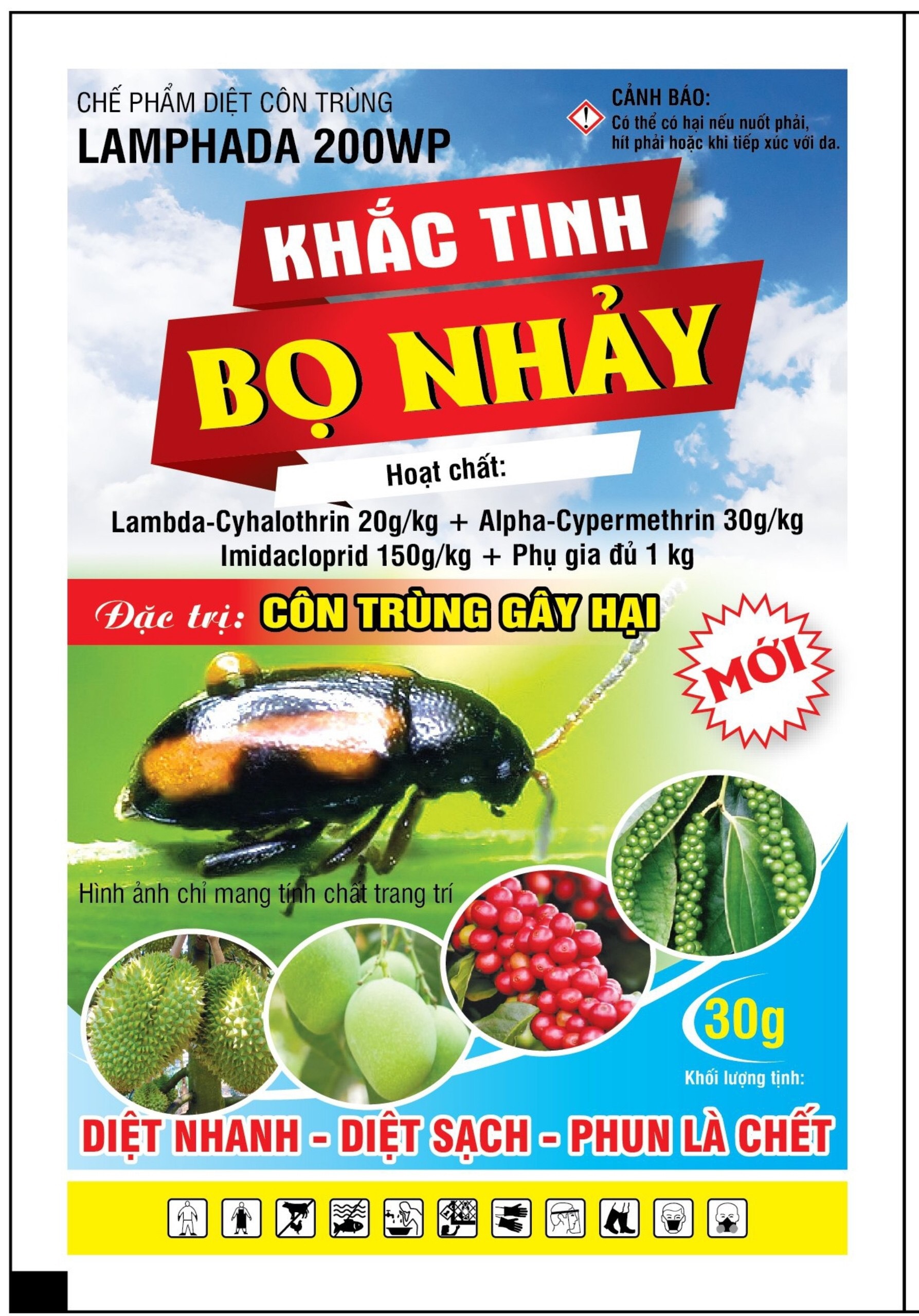 CHẾ PHẨM DIỆT CÔN TRÙNG LAMPHADA 200WWP