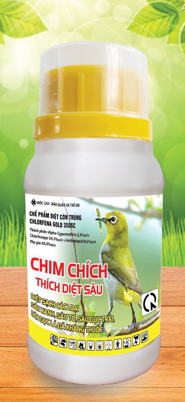 CHẾ PHẨM DIỆT CÔN TRÙNG CHLORFENA GOLD 350SC