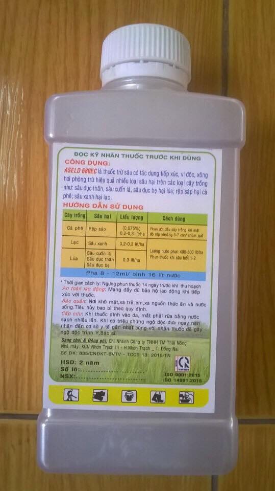 THUỐC TRỪ SÂU ASELD 680EC