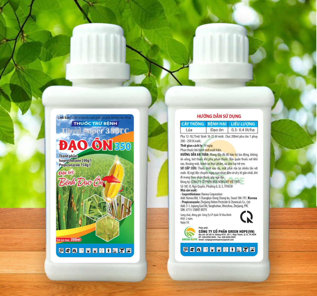 THUỐC TRỪ BỆNH Tilred super 350EC ĐẠO ÔN 350
