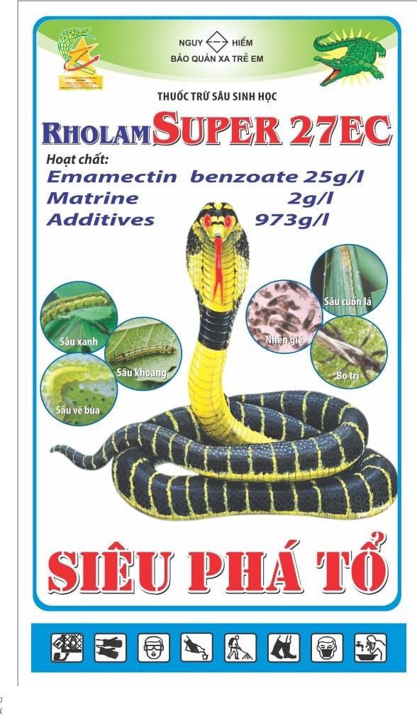 Thuốc Trừ Sâu Sinh Học Rholam Super 27EC